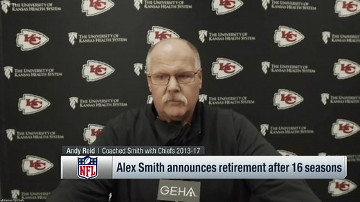 Andy Reid, Patrick Mahomes react to Alex Smith's retirement