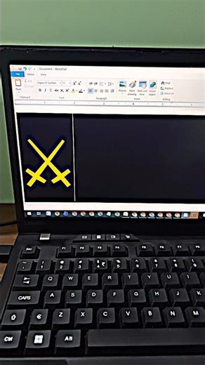 Wordpad Symbol shorctutkey tricks #microsoft #windows #pctips #shortsfeed #ytshorts