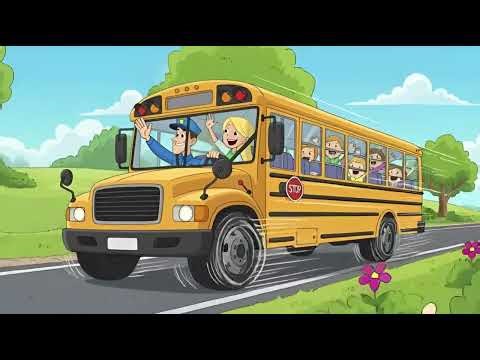 School Bus Adventure for Kids | Fun Cartoon Story & Learning Video