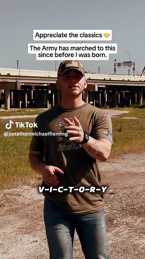 Song Name: Victory Album: Cadences Volume 4 . . 🎧💿 All the cadences are available to listen to via hard copy CDs and are out on your favorite music service. You can find a Iink to all of the above on my profiIe. 👕 The shirt I’m wearing and other merch are also available using the same Iink. #jonathanmichaelfleming #military #victorycadence #militarycadence