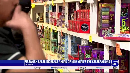 Countdown to 2026: Alamo fireworks store seeing increase in sales this year