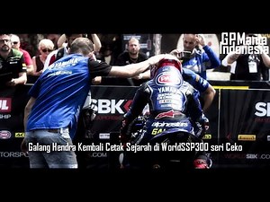 Galang Hendra Pole Possition WSSP300 Seri Ceko 2018