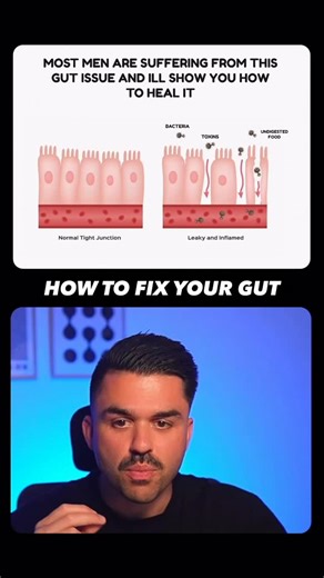 How to heal your leaky gut 💩 DM me ‘MHC’ to learn more about our comprehensive bloodwork panel and MHC Health Blueprint™ to get to the bottom of your gut issues. | Mens Health Collective