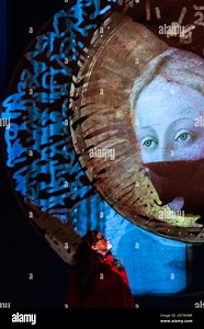 London, UK. 28th Feb, 2023. Nalini Malani: My Reality is Different, the National Gallery Contemporary Fellowship with Art Fund. Over 40 meters of wall, with 25 new animations which 'immerse' the viewer in a panorama of nine large video projections, played in a continuous loop. The animations are inspired by a selection of National Gallery paintings. Credit: Guy Bell/Alamy Live News Stock Photo - Alamy