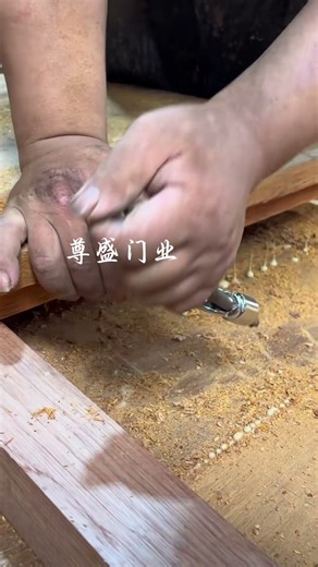 Indonesian Merbau Solid Wood Door | Screw-Reinforced Craftsmanship 🪵🔩#woodworking #viralvideo