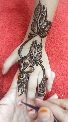 Eid special 2026 easy mehedi design for kids #mehndidesign #mehendiart #eid #art #farheenscreation