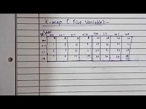 K Map for 5 Variable Examples | Lec-46