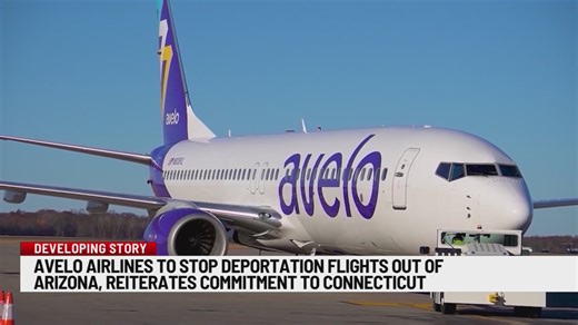 Avelo Airlines to stop deportation flights out of Arizona, reiterates commitment to Connecticut