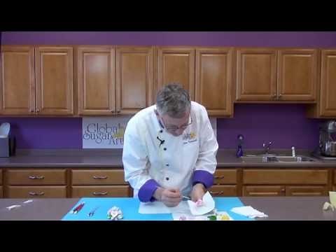 How To Color Pre-made Gumpaste Flowers | Global Sugar Art