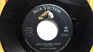 HOWDY NEIGHBOR, HOWDY Lyrics - PORTER WAGONER | eLyrics.net