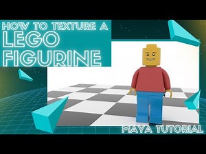 Lego Figurine Maya Texturing Tutorial