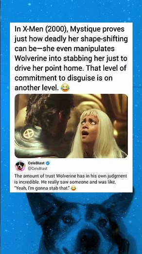 In X-Men (2000), Mystique proves just how deadly her shape-shifting can be—she even manipulates