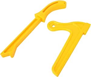 Durable yellow wood made of plastic for push stick, push stick, router table shaper