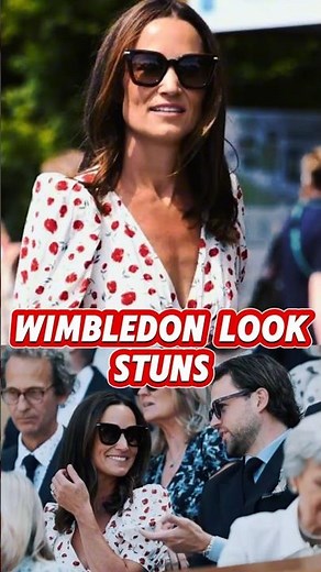 Pippa Middleton Sparks International Fashion Frenzy With Rare Appearance At Wimbledon!