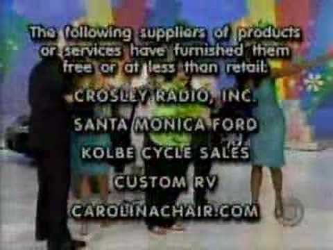 The Price is Right - Bob Barker's final show - Showcase Results
