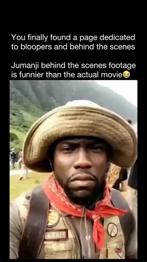Iconic Bloopers | Kevin Hart stayed in full-time chaos mode while filming Jumanji, and the rest of the cast spent most of the shoot trying not to break. When... | Instagram