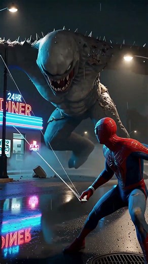 spider man vs monster