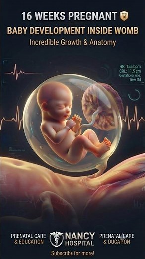 16 Weeks Pregnant | 16 week pregnancy baby growth | See Your Baby at 16 Weeks #baby