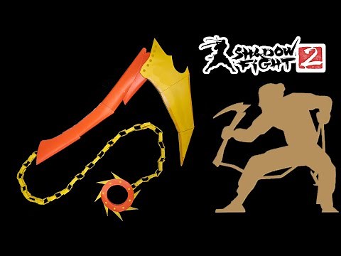 Blood Reaper Shadow Fight 2 || How to make origami paper Ninja Scythe