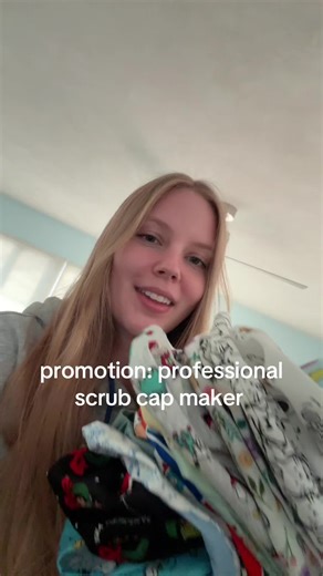 Promoted to Professional Scrub Cap Maker