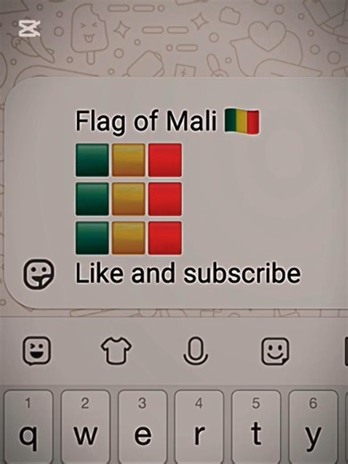 Flag of Mali 🇲🇱 #flagdrawing #flag #mali #emojiart #drawing #explore #explorepage #trending #try