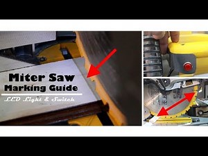 Miter Saw Marking Guide - LED Light Shadow Line