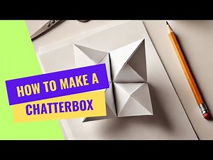 How to make a paper chatterbox