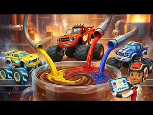 Blaze Monster Machine - FULL Episode | The Ultimate Mud Rescue! 🟤 | Learn Colors & STEM