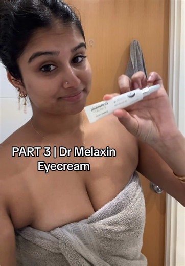 Part 3 | Nothing better than the @Dr.Melaxin eye cream 😩#drmelaxin #eyebags #eyebagcream #fyp #foryoupage