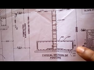 How to read building foundation drawing plans and structural drawing in construction sites
