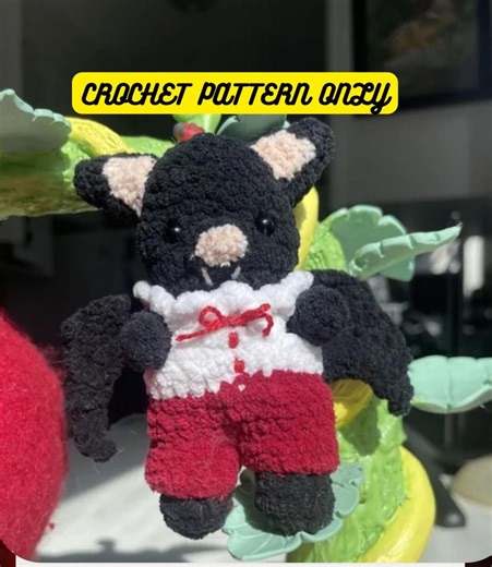 Baby Bat Crochet Pattern PDF – Amigurumi Bat Plush - Etsy