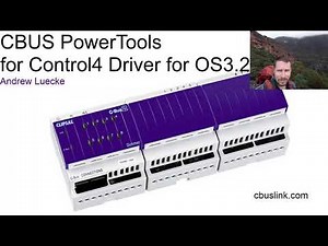 CBUS PowerTools Rapid Commissioning Control4 OS3.2+ Lighting Driver