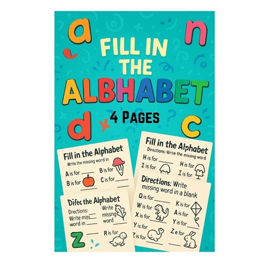 Printable Bundle Alphabet Chart Digital Download Alphabet Printables Hand Write Worksheets Activity Kit for Kids - Etsy