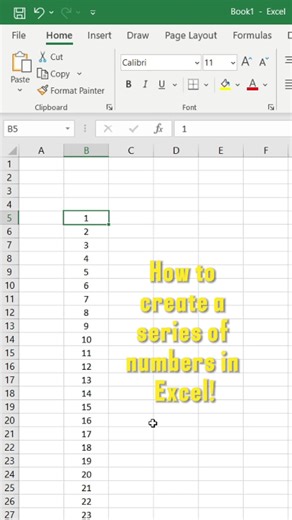 Creating Number Sequences in Excel: A Quick Guide