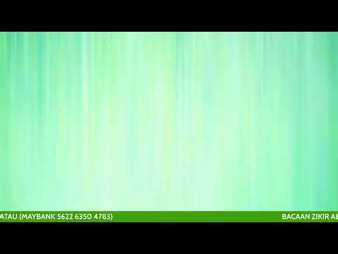 BACAAN ZIKIR AL MATHURAT KUBRO PAGI & SELAWAT