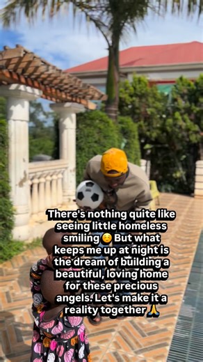 There’s nothing quite like seeing little homeless smiling ☺️ But what keeps me up at night is the dream of building a beautiful, loving home for these precious angels. Let’s make it a reality together 🙏 | Ronnie Walz