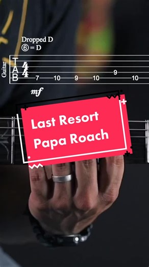 Guitar Tutorial: Last Resort by Papa Roach