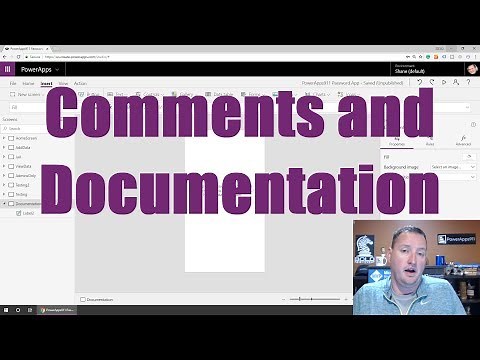 PowerApps Code Comments inline block and documentation