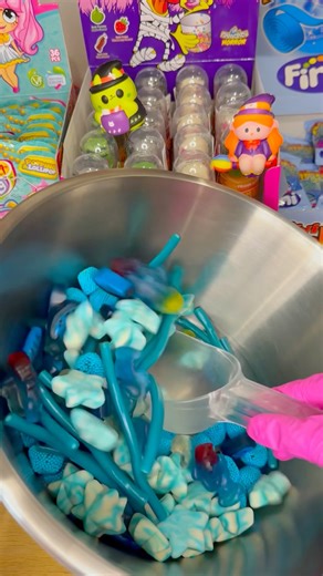 🍭Mix de bonbons bleus 🍭❤️ #candycrazy #bonbons