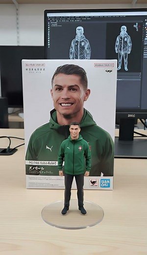 ⚡ Ronaldo 3D Model Transformation | Unreal Animation 🤯⚽ | #ronaldo #3danimation