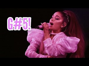*G#5* Ariana Grande | All the High Note Attempts in “Be Alright” on the Sweetener Tour