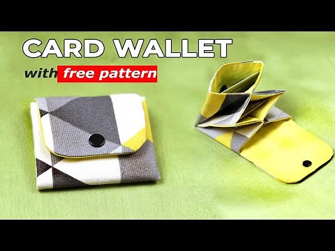DIY Card Wallet in 10 minutes | DIY Coin Purse | Mini Pouch