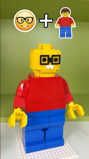 Turning my LEGO Figure into NERD... #lego#legomoc