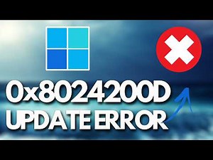 Windows 11 Update Error Code 0x8024200d FIX