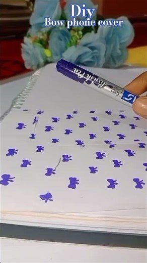 Diy bow phone case ❤🌷#diy #viralvideo #homemadecreations #shortvideo #youtube