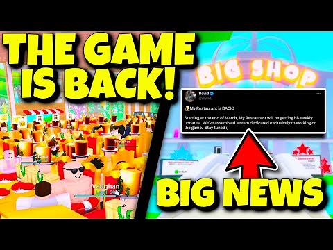 🍲 MY RESTAURANT IS BACK WITH NEW UPDATES! My Restaurant Roblox