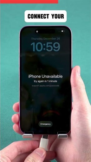 iPhone Passcode Stuck? This actually works #shorts #iphone #fix