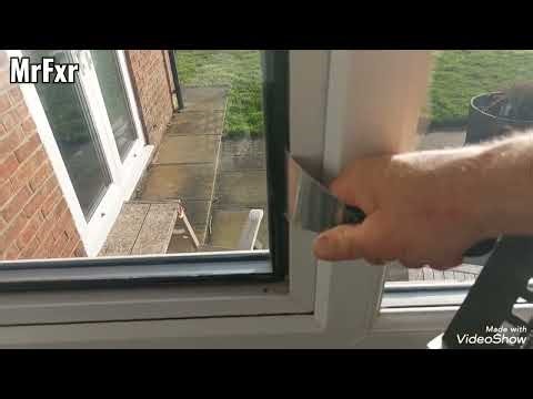 How to open uPVC window with broken lock for repairs