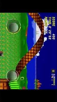 Playing Sonic 2 - Emerald Hill Zone