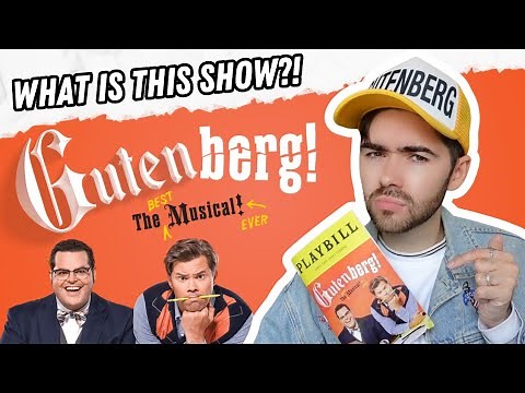 ★★★★ REVIEW: Gutenberg (Broadway) | comedy musical starring Josh Gad, Andrew Rannells